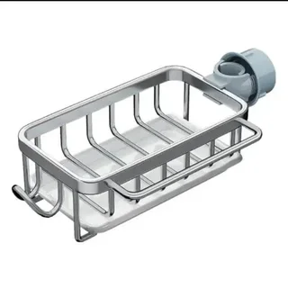 Perfect Dealz Kitchen Sink Faucet Organizer - Silver