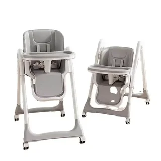 Perfect Dealz Foldable Booster Dining Baby High Chair - Grey