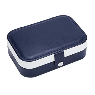 Perfect Dealz Three layer jewelry storage box - Navy Blue