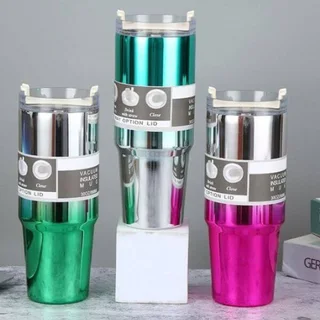 Perfect Dealz 800ml Stainless Steel Rainbow Tumbler - Green