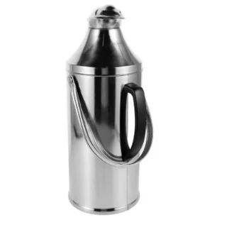 Perfect Dealz 2L Silver Stainless Steel Glass Lined Thermos Vacuum Flask