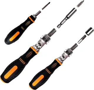 Perfect Dealz 61pcs Socket Screwdriver Bit Set With Rotatable Ratchet Handle and Storage Case