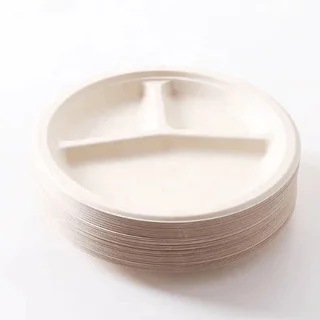 Perfect Dealz 3 Compartment Round Lunch Plate