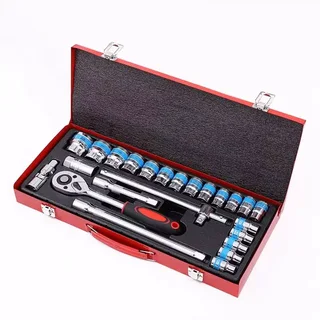 Perfect Dealz 24Pcs 1/2″ Socket Ratchet Wrench Combination Tool Kit Set