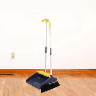 Perfect Dealz Long Handle Broom and Dustpan Set