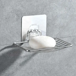 Perfect Dealz Magic Sticker Detachable Stainless Steel Bath Soap Holder
