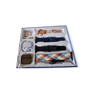 Perfect Dealz Set Of 2 Watches with Bluetooth Earphones and 3 Watch Straps