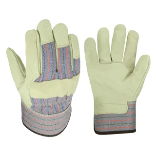 Perfect Dealz Leather Safety Double Palm Welding Gloves