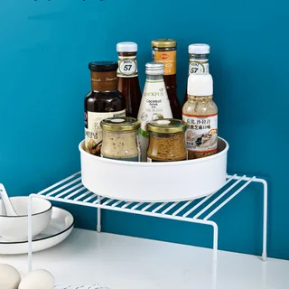 Perfect Dealz 360 Degree Round Shape Rotation Seasoning Spice Box Shelf