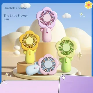 Perfect Dealz Cute Handheld Mini Flower Fan