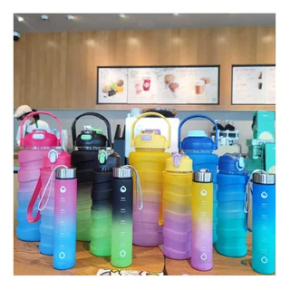 Perfect Dealz 3 Pack Sports Motivational Workout Plastic Water Bottle