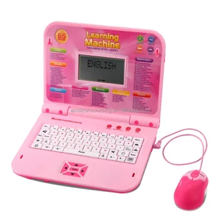 Perfect Dealz Kids Intelligent Learning Machine Laptop with Mouse - Pink