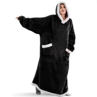 Perfect Dealz Super Long Winter Wearable Blanket with Hoodie