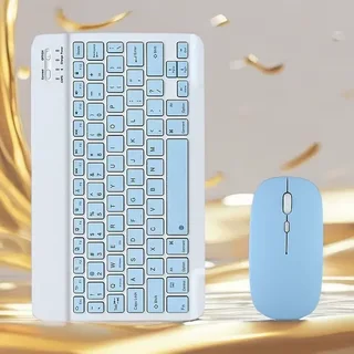 Perfect Dealz Colorful Mini Wireless Keyboard and Mouse Set