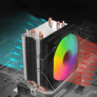 Perfect Dealz CPU Air Cooler with 4 Copper Heat Pipes