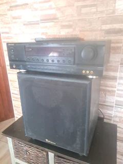Sherwood Amplifier with remote plus Tls Active Subwoofer