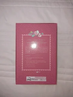 NLT Faux Leather Pink Deer Baby Dedication/Baptism Bible