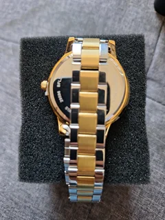 Ladies Tempo Gold and Silver Plated Dial Bracelet Watch