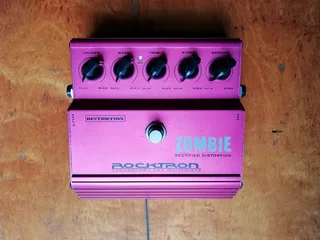 Rocktron Zombie Rectified Distortion Electric Guitar Effects Pedal Excellent Condition