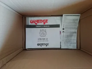 Orange CRUSH 12 watt electric guitar amp IMMACULATE like new SPOTLESS in box with manuals!