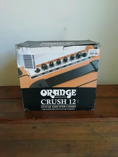 Orange CRUSH 12 watt electric guitar amp IMMACULATE like new SPOTLESS in box with manuals!