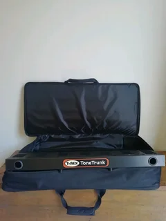 T-Rex Tonetrunk 70 extra large multi-tiered pedal board with T-Rex soft case IMMACULATE Spotless!