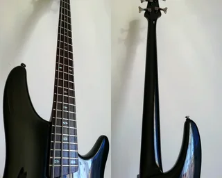 Ibanez Soundgear SR520 BK Electric BASS guitar Bartolini pups NEW strings in Hard case IMMACULATE!