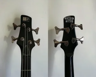Ibanez Soundgear SR520 BK Electric BASS guitar Bartolini pups NEW strings in Hard case IMMACULATE!