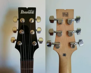 Ibanez GAX70BT Butterscotch transparent electric guitar SETUP done NEW strings EXCELLENT condition