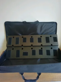 T-Rex Tonetrunk 70 extra large multi-tiered pedal board with T-Rex soft case IMMACULATE like new!