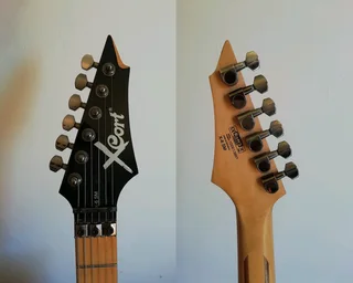 Cort X6 XCort RMHSH super strat guitar BLUEBUCKER pups w coil-tap! NEW strings IMMACULATE condition!