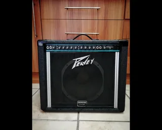 Usa Made Peavey Teal Stripe Special 112 Solo Series 160watt Guitar Amp With Reverb Scorpion 12inch!
