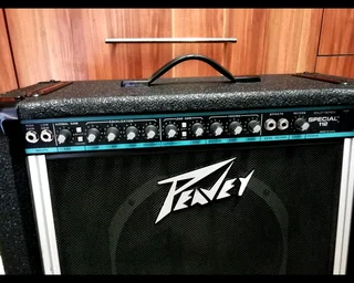 USA made Peavey Teal stripe SPECIAL 112 Solo series 160watt guitar amp with reverb SCORPION 12inch!