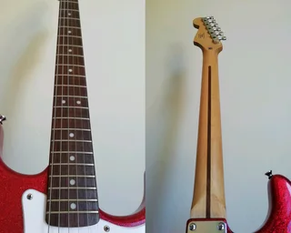 F e n d e r FSR Squier SE Special strat guitar in Red SPARKLE finish EXCELLENT overall condition!