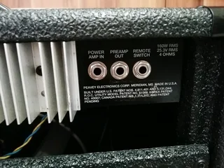 USA made Peavey Teal stripe SPECIAL 112 Solo series 160watt guitar amp with reverb SCORPION 12inch!