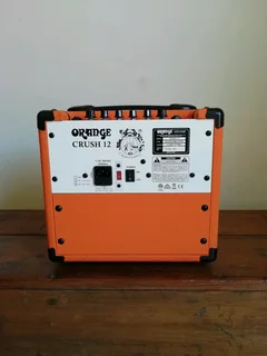 Orange CRUSH 12 watt electric guitar amp IMMACULATE like new SPOTLESS condition in box with manuals!