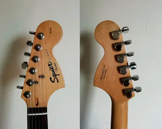 F e n d e r Squier Affinity series SSS Strat guitar SETUP done NEW strings EXCELLENT CONDITION