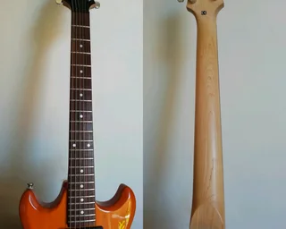 Ibanez GAX70BT Butterscotch transparent finish electric guitar SETUP done w/ NEW strings Ready to GO