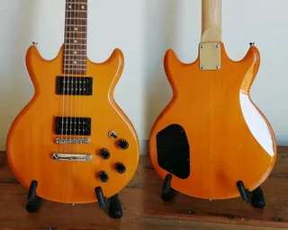 Ibanez GAX70BT Butterscotch transparent finish electric guitar SETUP done w/ NEW strings Ready to GO