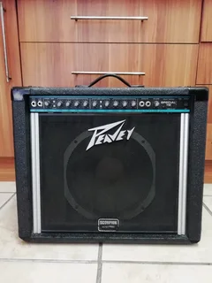 Usa Made Peavey Teal Stripe Solo Series Special 112 160watt Guitar Amp W/ Reverb Scorpion 12inch