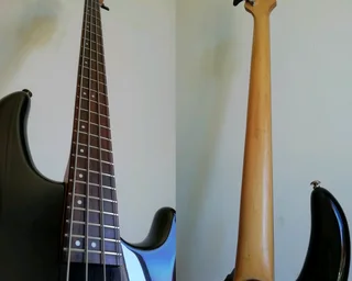 4-String Cort Action I V PJBK Electric BASS guitar SETUP done incl NEW strings EXCELLENT condition!