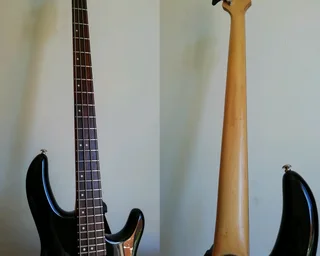 4-String Cort Action I V PJBK Electric BASS guitar SETUP done incl NEW strings EXCELLENT condition!