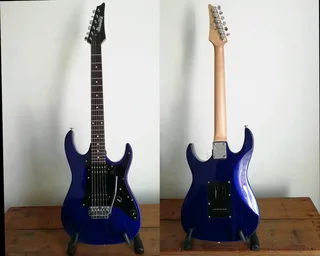 Ibanez Grx20 Hh Jewel Blue Strat Electric Guitar Setup Done Incl New Strings Immaculate Like New!