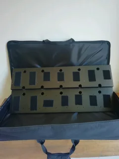 T-Rex Tonetrunk 70 extra large multi-tiered pedal board with padded T-Rex soft case IMMACULATE!