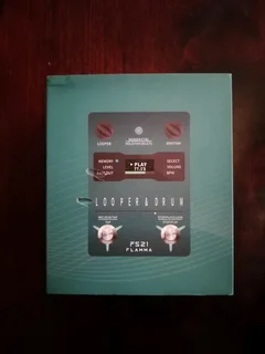 FLAMMA FS21 Looper and drum guitar effects pedal IMMACULATE like new SPOTLESS in box with manuals!