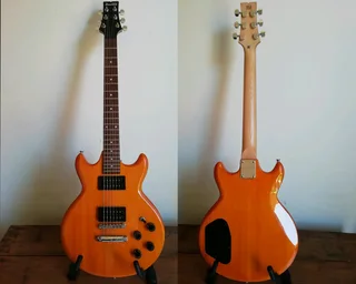Ibanez Gax70bt Butterscotch Transparent Electric Guitar Setup Done New Strings Excellent Condition