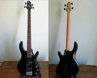 4-string Cort Action I V Pjbk Electric Bass Guitar Excellent Overall Condition Setup Ready To Go!!
