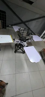 4 station screenprinting carousel