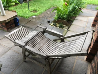 Bali teak reclining chair