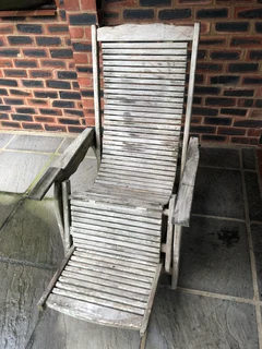 Bali teak reclining chair